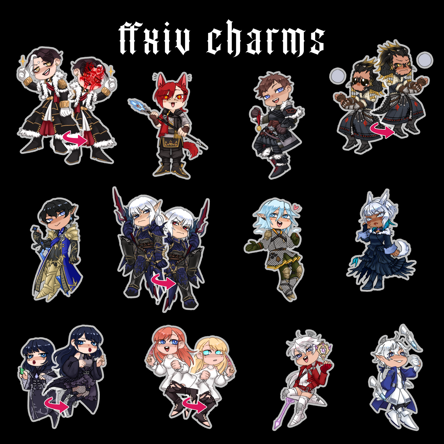 Acrylic Charms | FFXIV (DISCONTINUING)