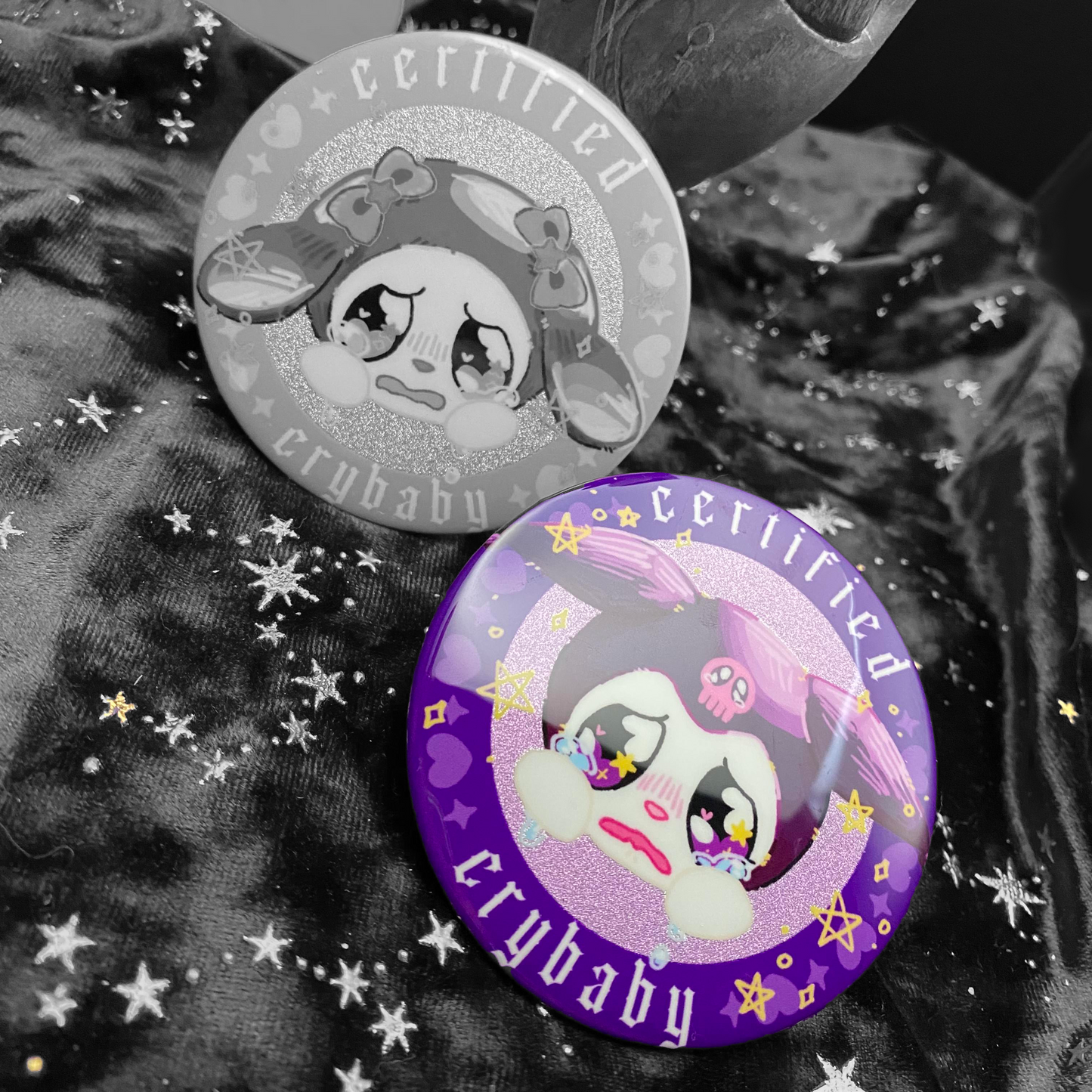 Pinback Buttons | Certified Crybaby