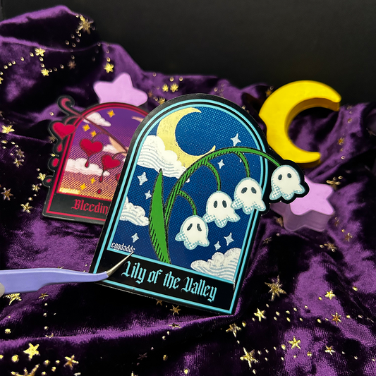 Vinyl Stickers | Spooky Flowers