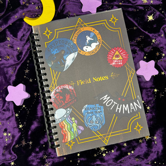 Reusable Sticker Book | Cryptid Tracking Journal