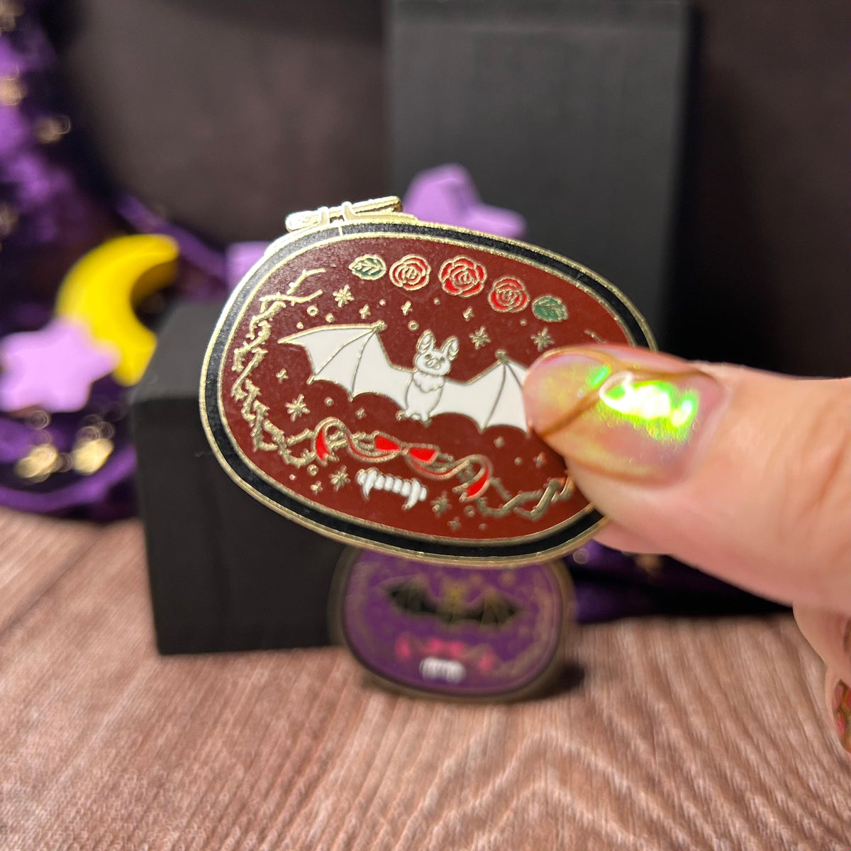 Enamel Pins | Vampire Hoop