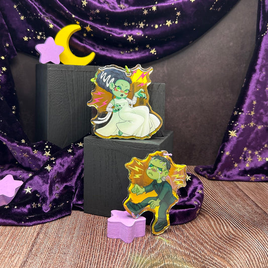 Acrylic Charms | Holo Frankenstein