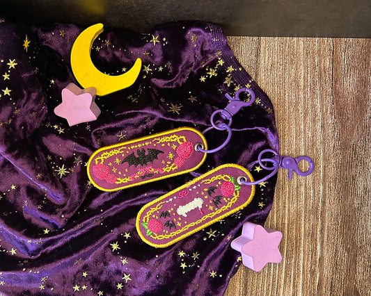 Embroidered Jet Tag | Vampire Coded