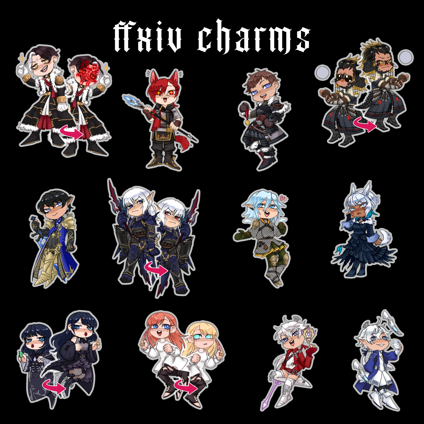 Acrylic Charms | FFXIV