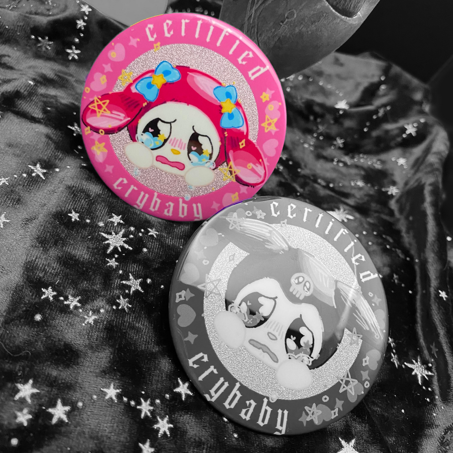 Pinback Buttons | Certified Crybaby