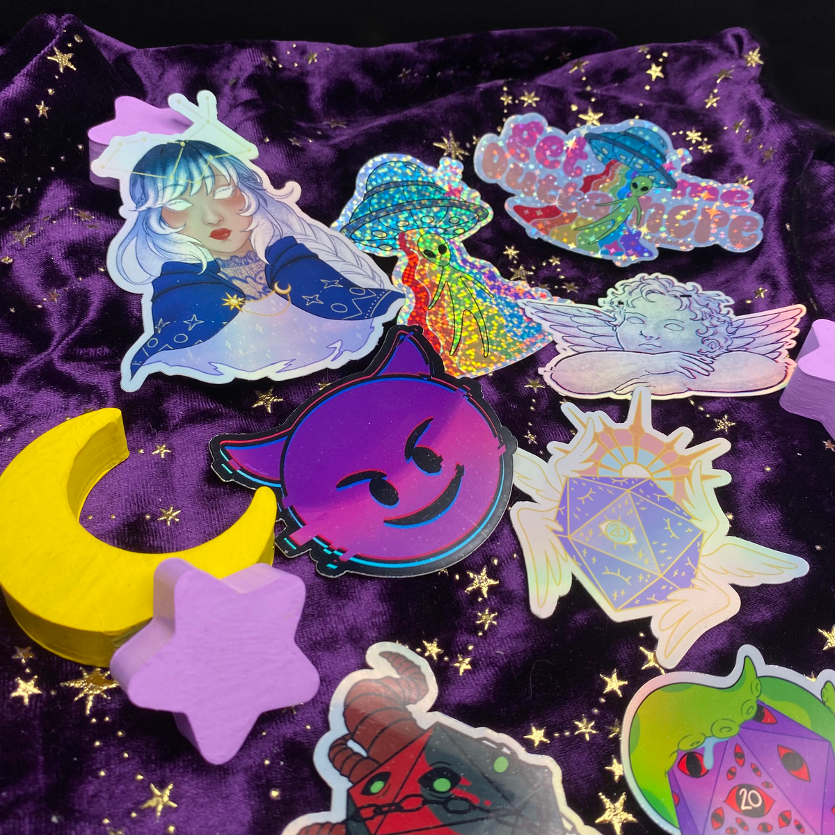 Vinyl Stickers | Holographic Fantasy